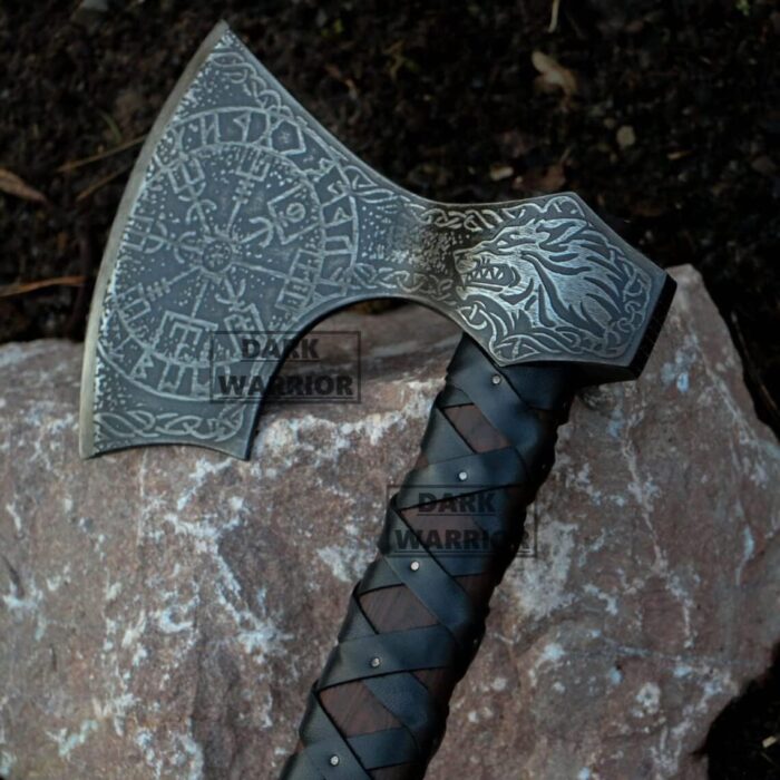 Etched Viking Axe