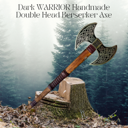 Dark WARRIOR Handmade Double Head Berserker Axe