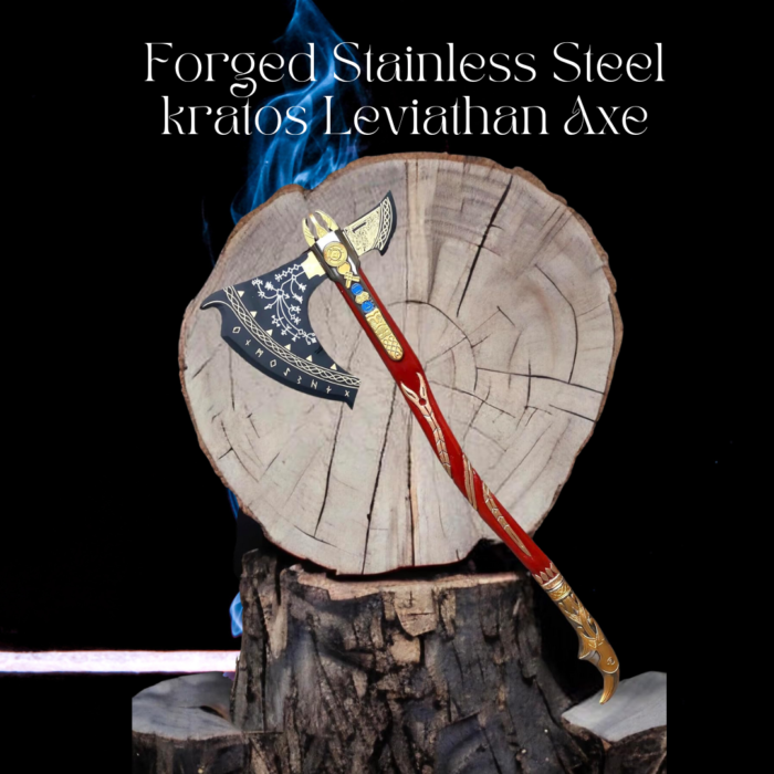 Forged Stainless Steel kratos Leviathan Axe