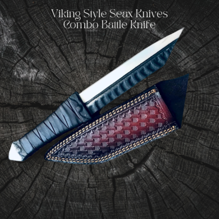 Viking Style Seax Knives Combo Battle Knife